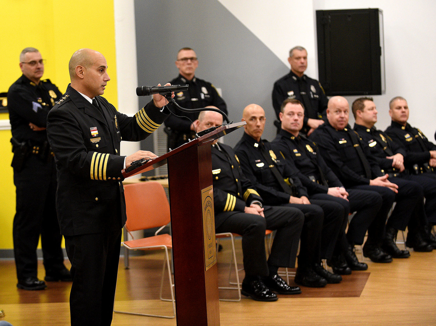 Swearing-in ceremony for 15 new police